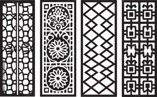 Creative Wall Panel Vector Bundle