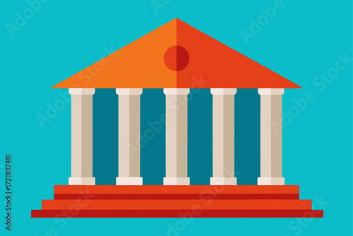 vector illustration of building