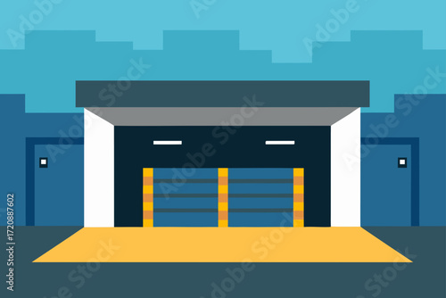 3d render of modern building