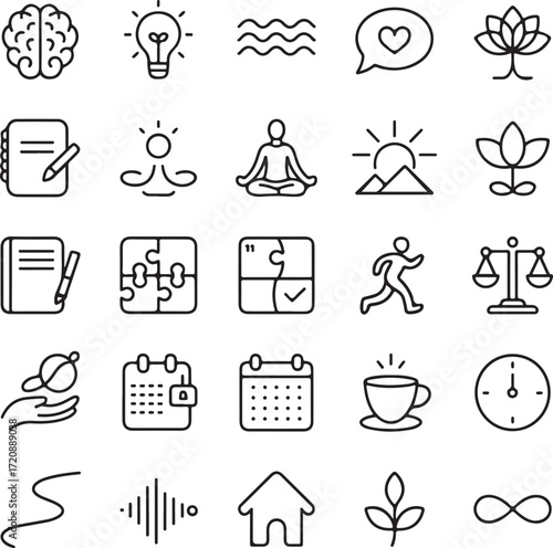 Abstract Brain Silhouette With Gears And Lightbulb On White Background cogwheels