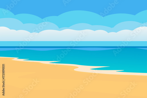 beach and sea