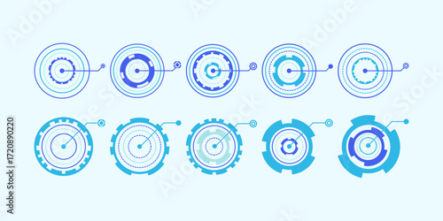 Futuristic Interface Circle