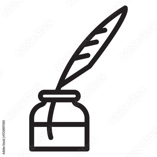 Quill and Ink Icon