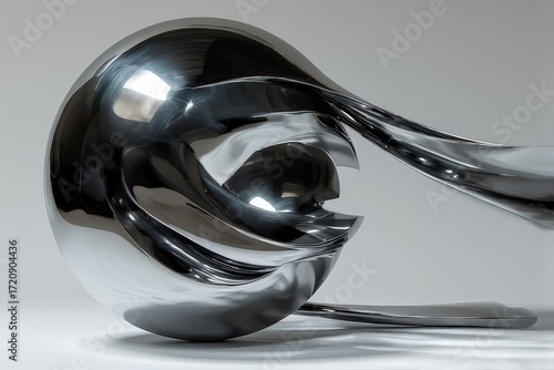 Futuristic Metalic Sphere