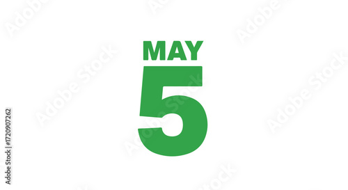 Commemorate Cinco de Mayo with this Bold Green Graphic for Festive Celebrations and cultural awareness themes that represent the festive day