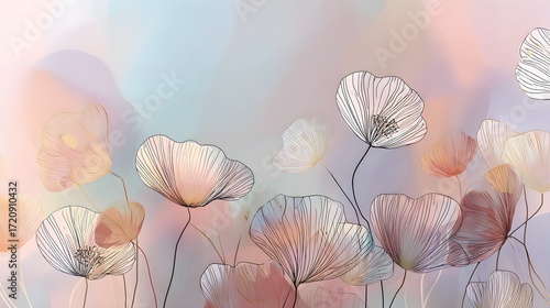Soft focus dreamy pastel abstract light effects bokeh blur beautiful soft colors gentle atmosphere ethereal glow ethereal atmosphere subtle textures serene background visual effects.