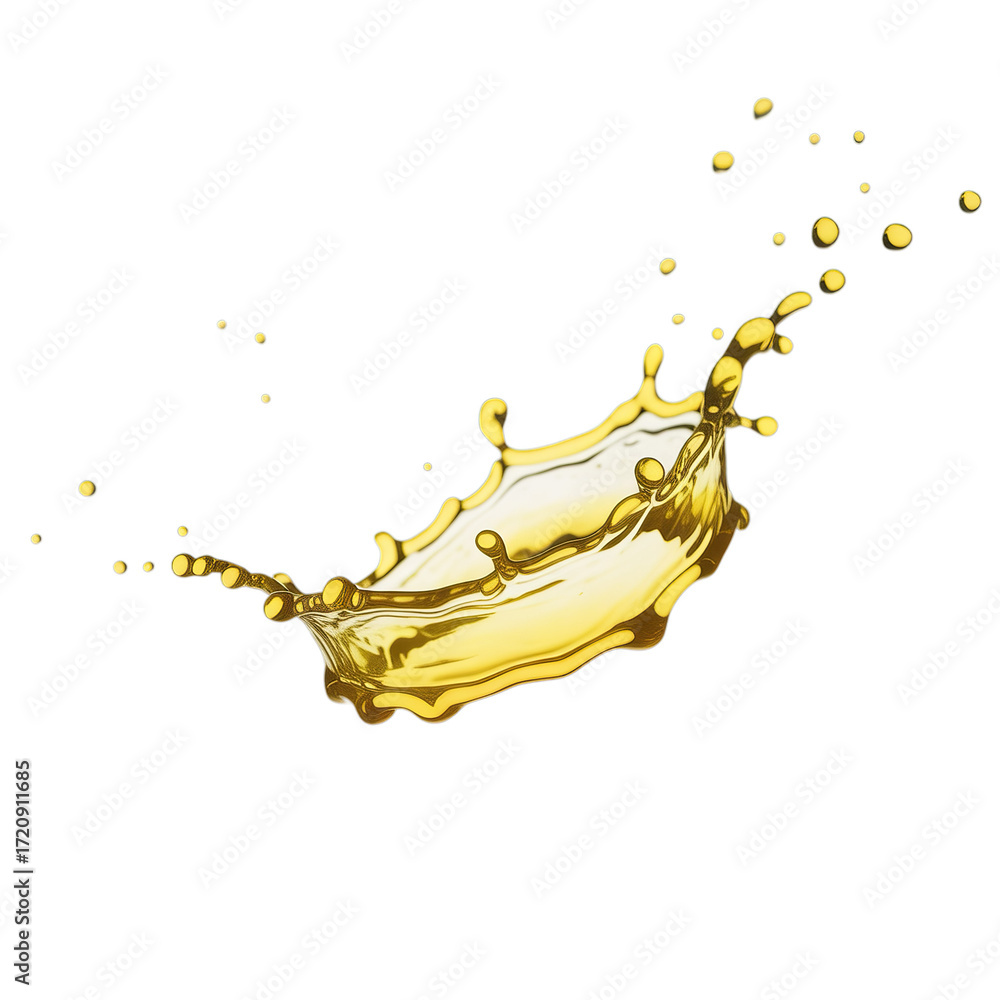 Fototapeta premium refreshing lemon juice splash liquid explosion isolated on white background