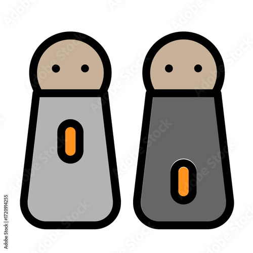 Salt and Pepper Shakers Icon