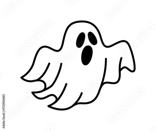 Geist oder Gespenst passend zu Halloween