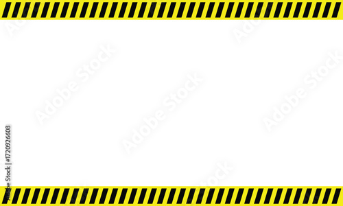 Caution Yellow Black Striped Barrier Tape Warning Danger Safety Hazard Prevention Construction Zone Security Perimeter