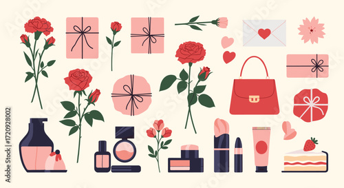 A lovely collection of gifts and beauty items for celebrating special occasions.