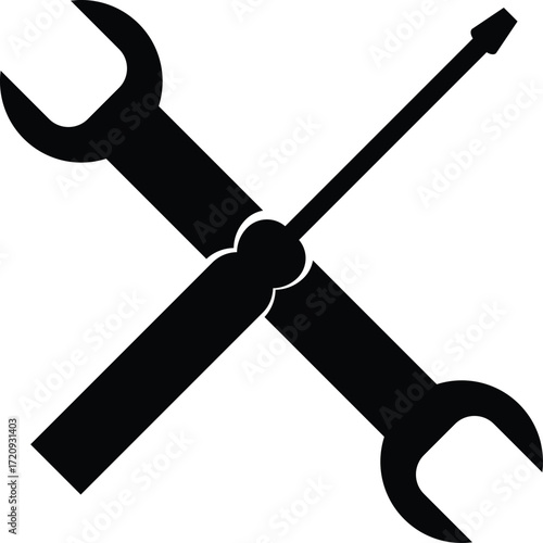 Repair Tools Wrench Screwdriver Maintenance Service Fix Engineering Technology.