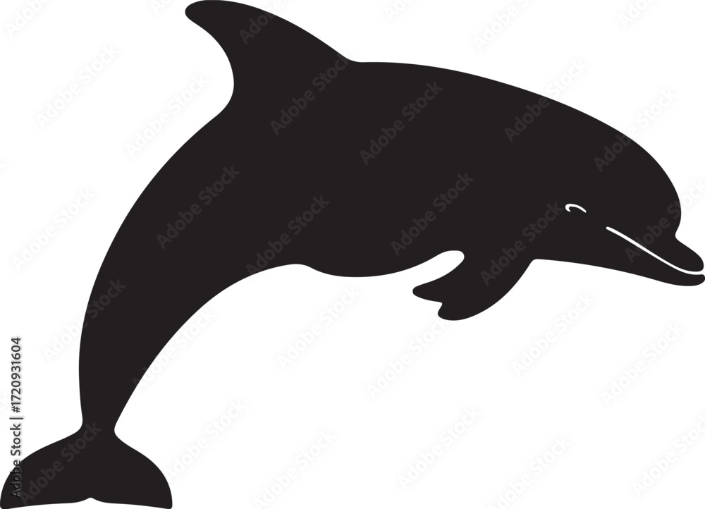 Obraz premium Dolphin Silhouette