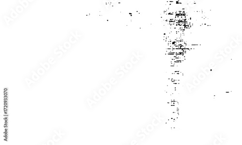 Abstract vintage grunge texture old distressed dust and scratches background   Distressed grunge overlay vector abstract dust grain texture black and white  