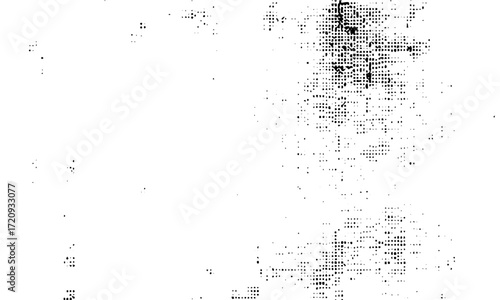 Abstract vintage grunge texture old distressed dust and scratches background   Distressed grunge overlay vector abstract dust grain texture black and white  