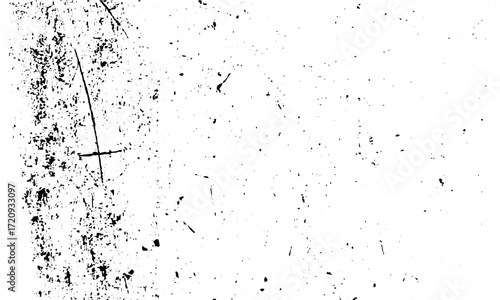 Overlay textures of old damage and distressed grunge grainy scratched surface   Black and white grunge texture background dirty dust overlay and scratches  