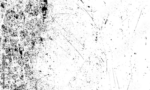 grunge texture background  transparent for overlay design black and white grunge frame texture with distressed rough effect