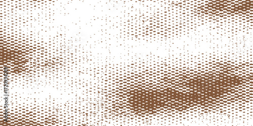 Grunge seamless texture with halftone dots and a vintage canvas pattern