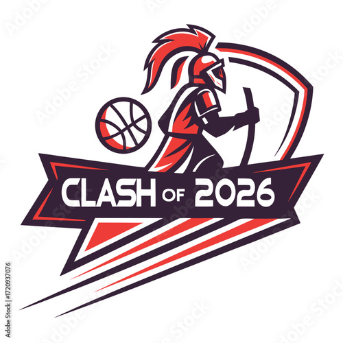 Clash of 2026 basketball player silhouette