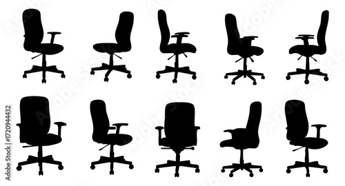 Silhouette Multiple Angle Ergonomic Office Chair Collection Furniture Design