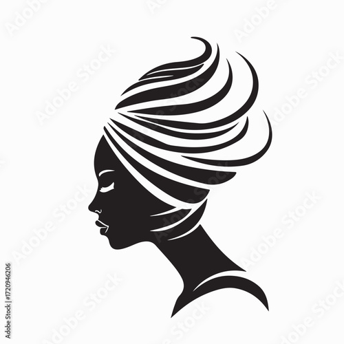 Women’s Beauty Salon Logo Vector with Modern Minimalist Design