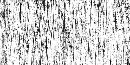 Weathered brown wooden wall with peeling paint and a rough, textured grunge surface