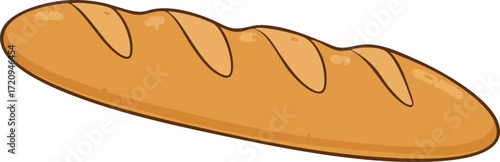 A loaf of freshly baked bread, golden brown crust.