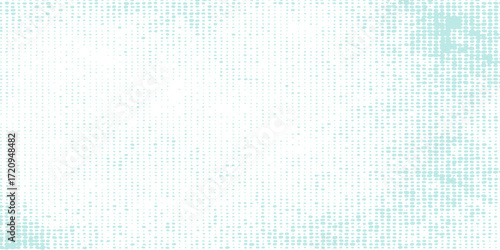 Grunge texture of an old vintage blank blue linen fabric on a blank page