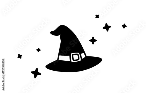 Hexenhut zu Halloween