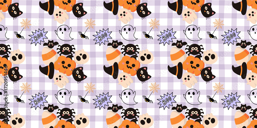 seamless pattern with abstract halloween background seamless pattern with abstract halloween background