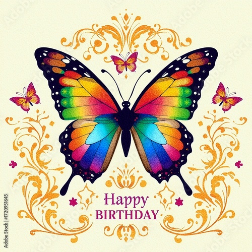 vector illustration of a butterfly