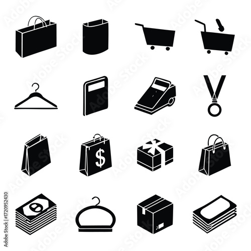 Consistent Style Retail and E-commerce Icon Collection
