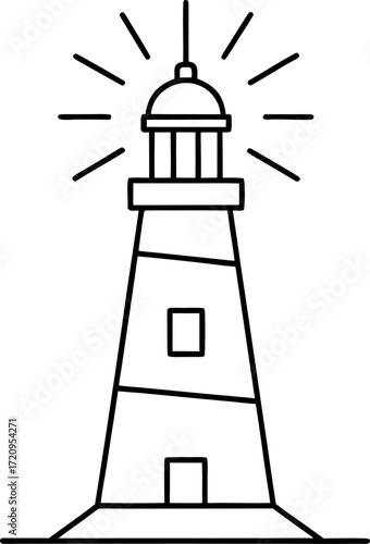 lighthouse vector illustration