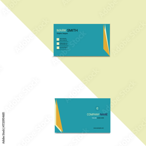 business card template