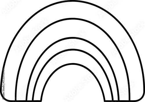arches and columns vector illustration