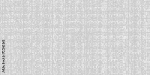 Abstract vector noise with number 01. Small particles of debris and dust. Distressed uneven background. Grunge texture overlay with fine grains isolated on white background. Vector illustration.