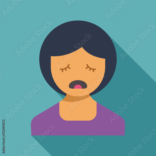 Portrait of a sad young woman showing disappointment and exhaustion, a concept of mental health