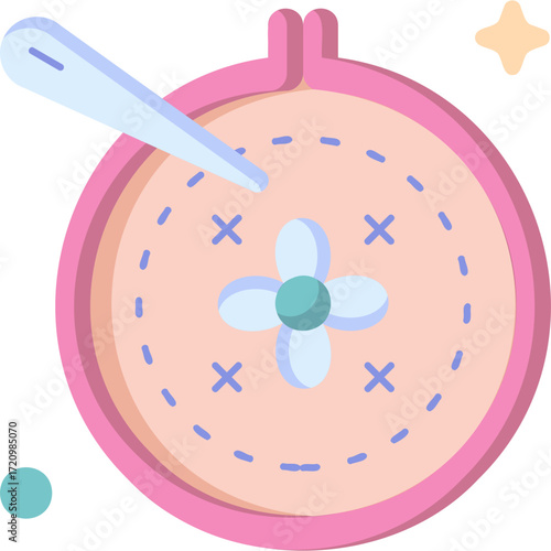 Cross Stitch Illustration