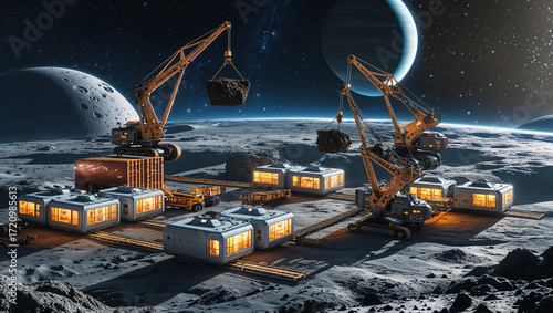 Asteroid Colony and Resource Hub