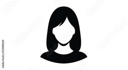 Female avatar, a generic representation of a woman
