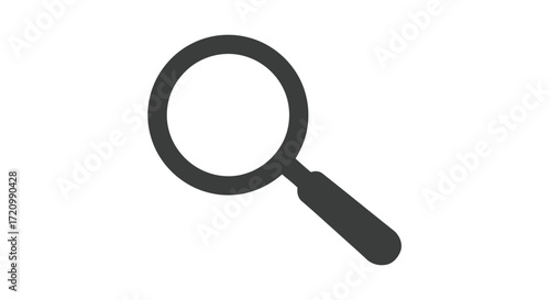 Magnifying glass icon for search and discovery