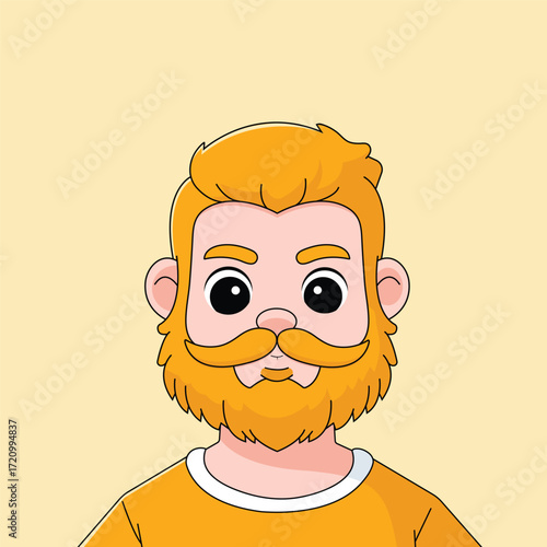 Bearded Man in Yellow