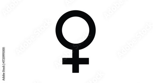 Female gender symbol representing womanhood
