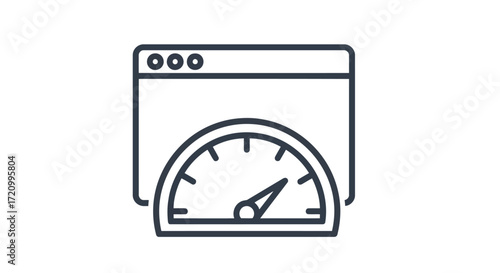 Website speed test showing fast performance