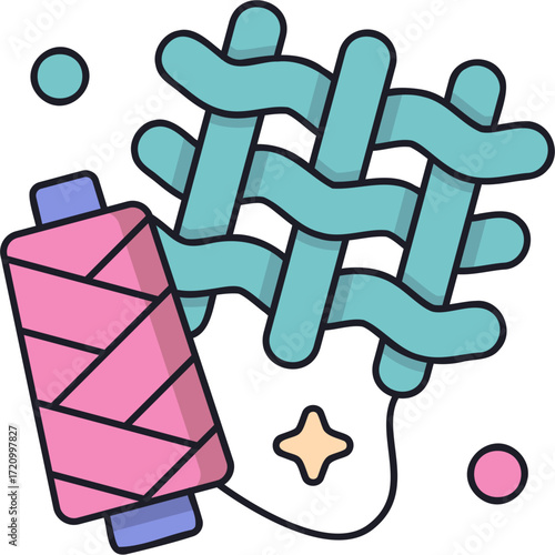 Textiles Sticker