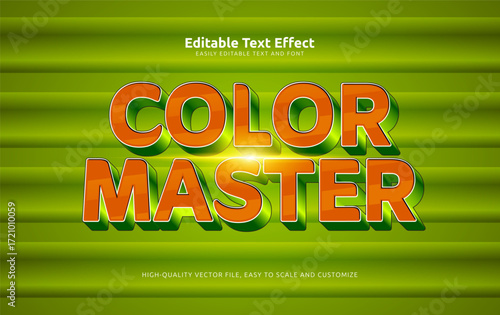 color master editable text effect