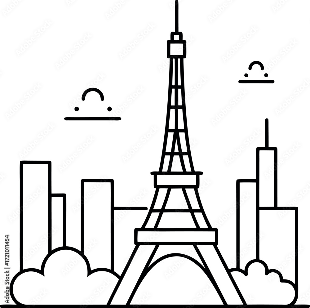 Obraz premium paris eiffel tower