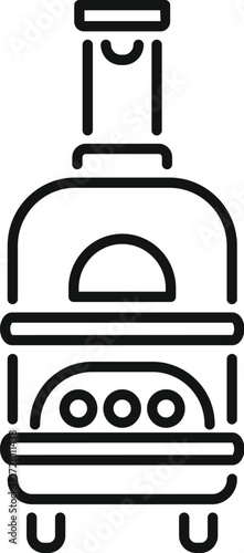 Outdoor cooking experience enhanced with a portable pizza oven, combining convenience and deliciousness