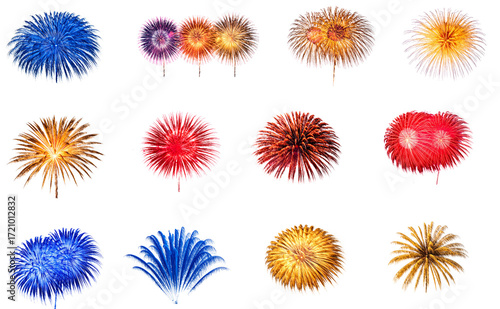 Feuerwerk Set für Silvesterparty – Bunte Explosionen, Raketen und Festliche Stimmung