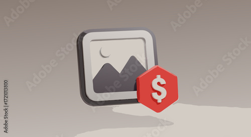 Paid Images Icon: Stock Photo Licensing & Costs
